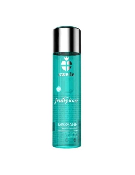 Huile de massage érotique Swede 60 ml Effet chaleur Citron Cassis