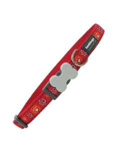 Collier pour Chien Red Dingo Empreinte d'animal (20-32 cm) (1,2 x 20-32 cm)