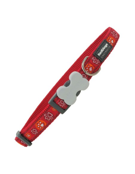 Collier pour Chien Red Dingo Empreinte d'animal (20-32 cm) (1,2 x 20-32 cm)