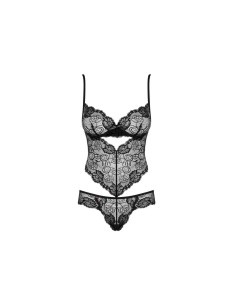 Body en Dentelle Alluria Obsessive 12844 Noir L/XL 2