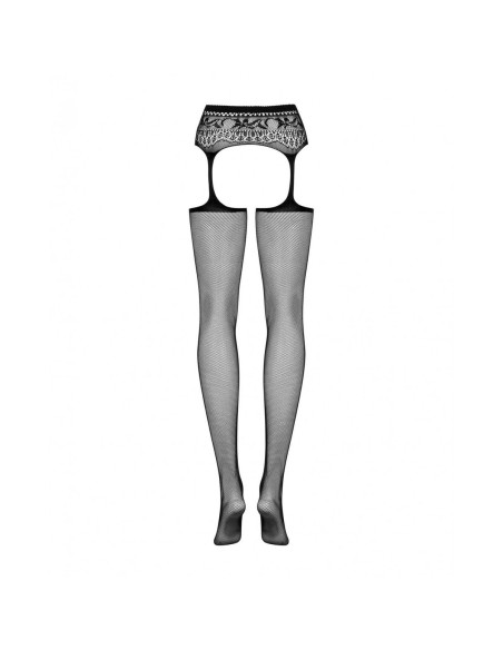 Bas avec porte jarretelles Obsessive S307 Noir S/M/L