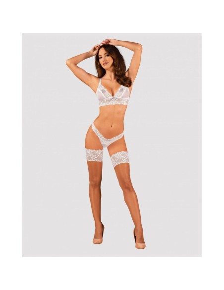 Bas avec porte jarretelles Obsessive HEAVENLLY M/L