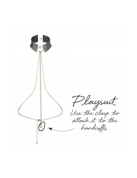 Desir Collier Métallique Noir Bijoux Indiscrets 144
