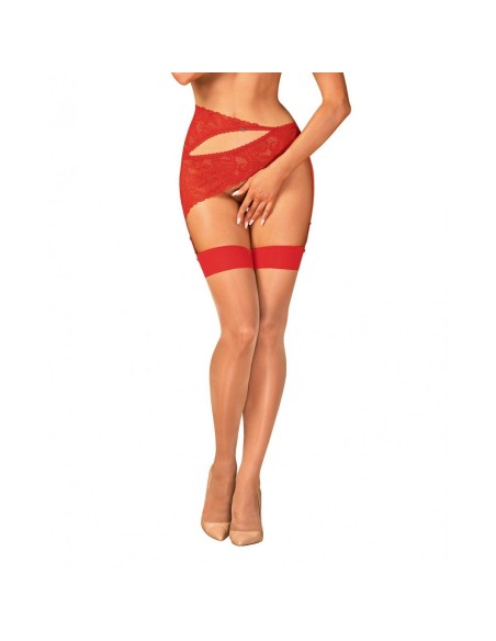 Bas Obsessive Rouge L/XL