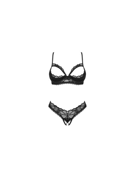 Ensemble de Lingerie Obsessive Noir M/L