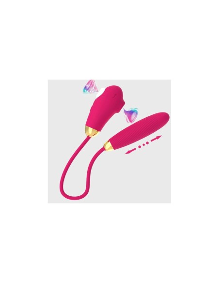 Vibration de Stimulation Double VSCNOVELTY Rose