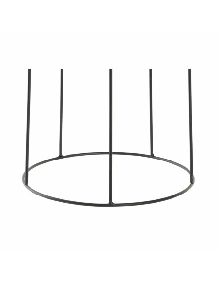 Cache-pot DKD Home Decor Naturel Noir Métal Colonial Fibre (30 x 30 x 62 cm)