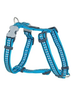 Harnais pour Chien Red Dingo Réfléchissant Os Turquoise