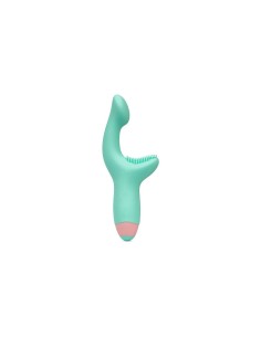 Vibration de Stimulation Double Diversual Vert clair