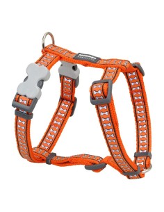 Harnais pour Chien Red Dingo Os Réfléchissant 25-39 cm Orange