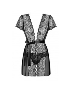 Blouse Obsessive Alluria peignoir Noir L/XL