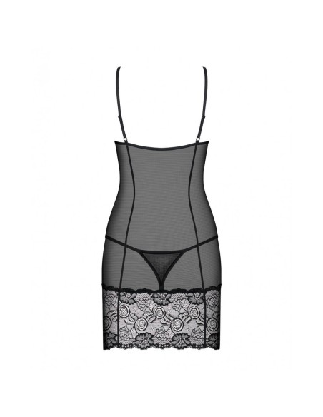 Chemise & String Alluria (L/XL) Obsessive Alluria Noir