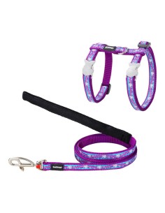 Harnais pour chat Red Dingo Style Violet Bleu Licorne Sangle