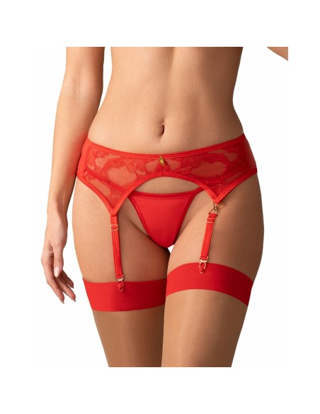 Jarretelle Obsessive Rouge S/M