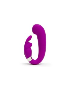 Vibromasseur Lapin Happy Rabbit G-Spot Clitoral Curve Violet 30 x 40 cm
