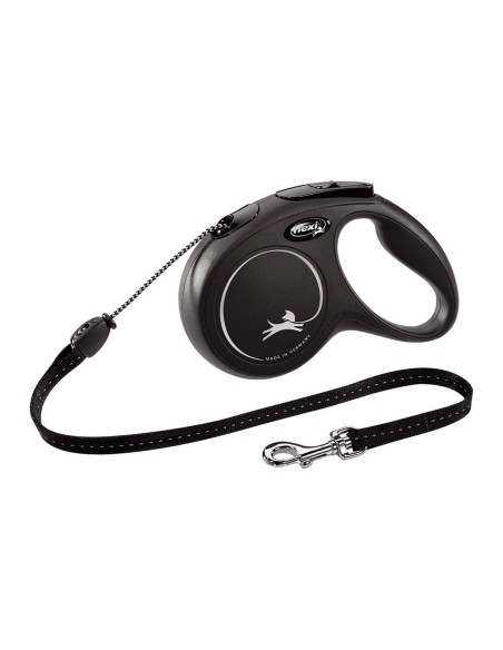 Laisse pour Chien Flexi NEW CLASSIC Noir M