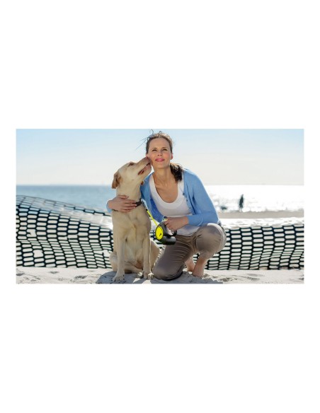 Laisse pour Chien Flexi NEW CLASSIC NEON 5 m Taille S