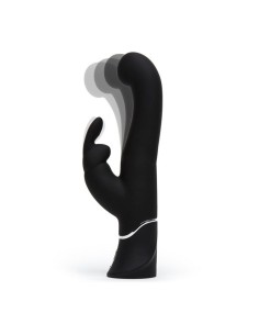 Vibe Double Plaisirs Lapin Plaisir Happy Rabbit Noir 2