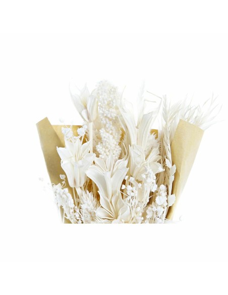 Branche DKD Home Decor Beige Jaune Fleur séchée (10 x 5 x 18 cm) (2 Unités)