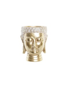 Cache-pot DKD Home Decor 17,5 x 17,5 x 21 cm Doré Buda Résine