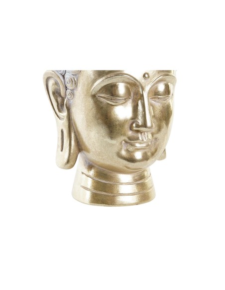 Cache-pot DKD Home Decor 17,5 x 17,5 x 21 cm Doré Buda Résine