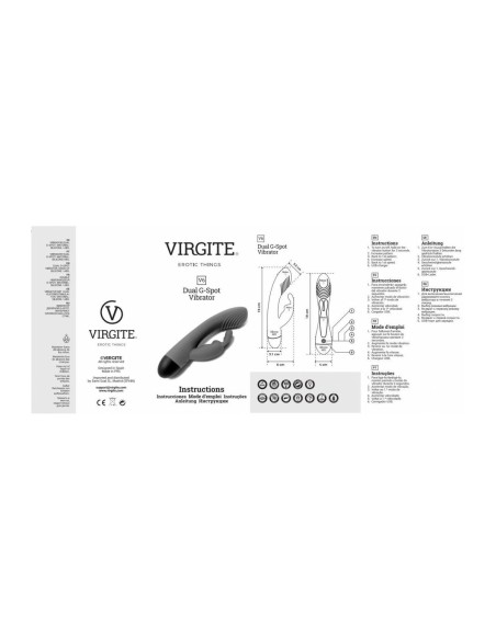 Vibrateur G-Spot Virgite Bleu