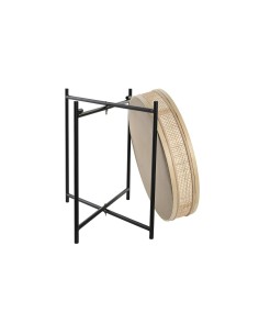 Cache-pot DKD Home Decor Naturel Noir Métal Rotin Scandinave (43 x 43 x 46 cm) 2