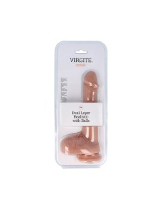 Gode réaliste Virgite 22 cm 2