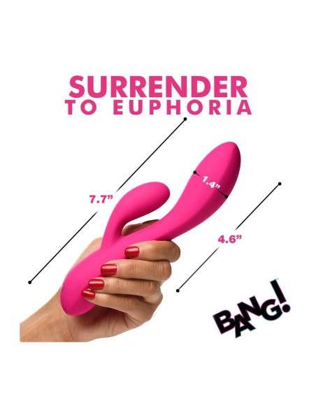 Vibration de Stimulation Double XR Rose Silicone