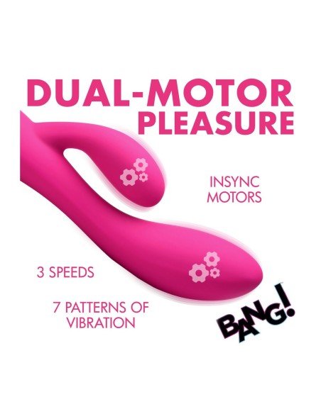 Vibration de Stimulation Double XR Rose Silicone