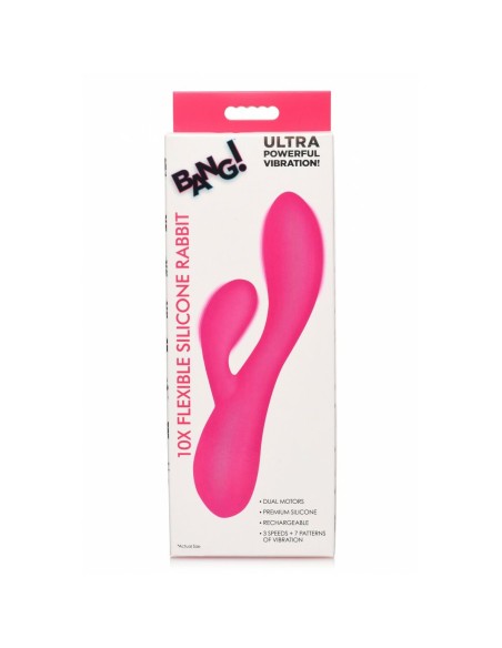 Vibration de Stimulation Double XR Rose Silicone
