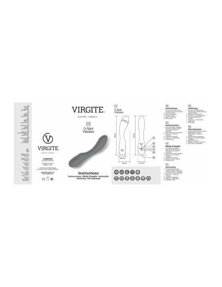 Vibrateur G-Spot Virgite Bleu