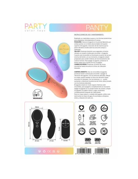 Masseur Couples Party Color Toys Lila