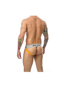 Tanga Mob Eroticwear Noir Orange XL 2