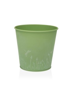 Pot Versa Zink Vert Métal (14 cm)