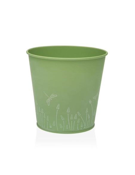Pot Versa Zink Vert Métal (14 cm)