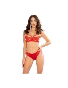 Ensemble de Lingerie Chilirose Rouge L 2 Pièces