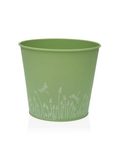 Pot Versa Zink Vert Métal (16 cm)
