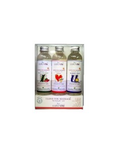 Lubrifiant Nature Body I Love You 3 x 75 ml 2