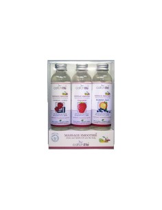 Lubrifiant Nature Body 3 x 75 ml Fraise Pêche Framboise 2