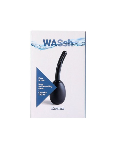 Poire Butt Plug extensible Virgite Noir 150 ml