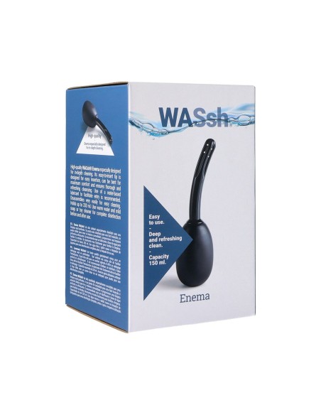Poire Butt Plug extensible Virgite Noir 150 ml