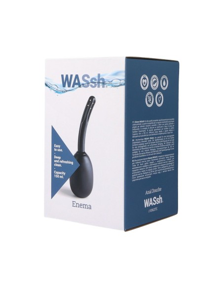Poire Butt Plug extensible Virgite Noir 150 ml