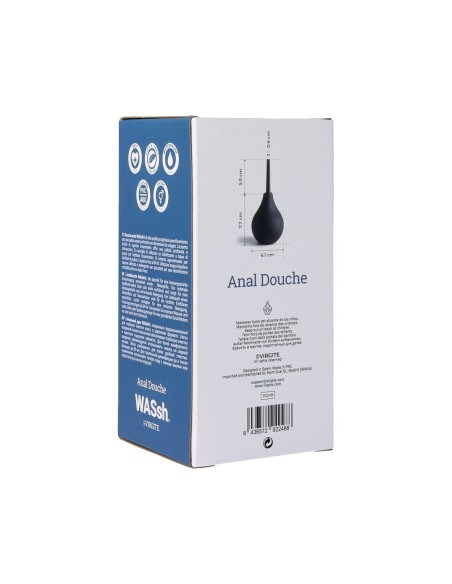 Poire Butt Plug extensible Virgite Noir 89 ml