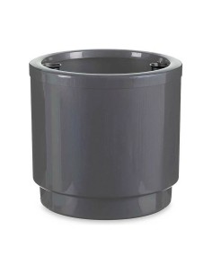 Pot auto-arrosant Ibergarden 4138-PLA Argenté polypropylène 38 x 37,5 x 38 cm 38 x 37 x 38 cm (2 Unités) 2