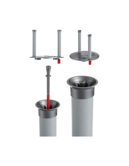 Pot auto-arrosant Ibergarden 4138-PLA Argenté polypropylène 38 x 37,5 x 38 cm 38 x 37 x 38 cm (2 Unités)