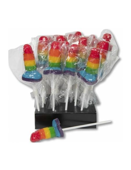 Gelée Cornée Hommes Divertysex Arc-en-ciel Pénis 12 Unités