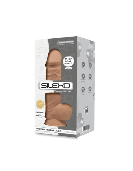 Gode réaliste Silexd Caramel Beige