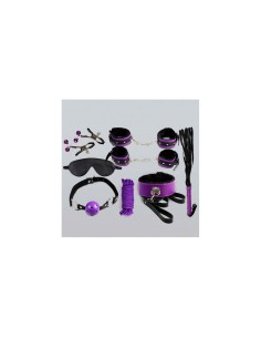Menottes Secret Play Noir Violet 2