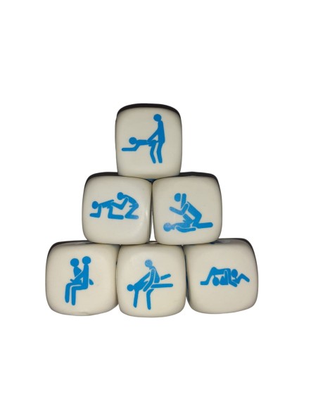 Jeu de dés érotique Divertysex Blanc 25 Unités